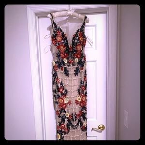 Custom made evening gown
